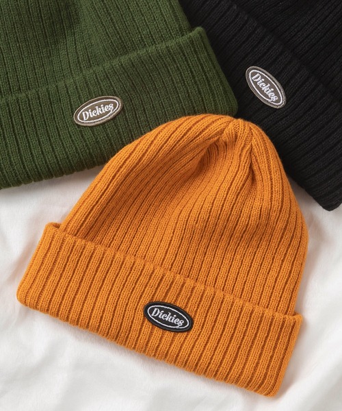 Dickies（ディッキーズ）の「【Dickies/ディッキーズ】ブランドロゴ ワンポイント ワッチキャップ/帽子（ニットキャップ/ビーニー・レディース・オフホワイト/ブラック/ネイビー/ワイン/オリーブ/グレー/オレンジ/インディゴブルー・FREE）」の8枚目の写真