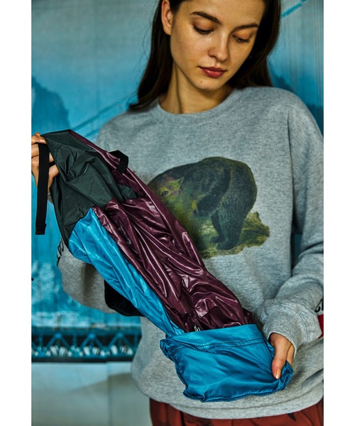 AlexanderLeeChang（アレキサンダーリーチャン）の「5050 POCKETABLE DAYPAC（バックパック/リュック・メンズ・ネイビー/グレー/ブルー・ONESIZE）」の18枚目の写真