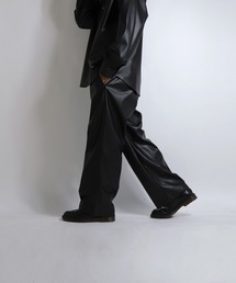 Confirm | Confirm / コンファーム 【セットアップ対応】シンセティックレザーワイドパンツ(その他パンツ)