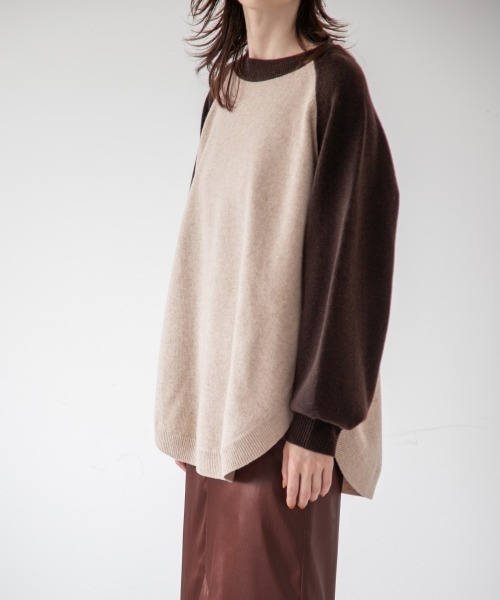 ゆあ専用ニット・セ一タ一M yuw（ユウ）の「RAGLAN KNIT PULLOVER 217957（ニット/セーター）」 - WEAR