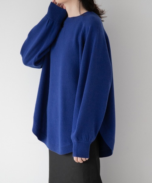 yuw（ユウ）の「RAGLAN KNIT PULLOVER 217957（ニット/セーター）」 - WEAR