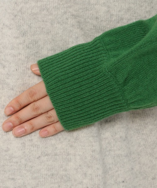 yuw（ユウ）の「RAGLAN KNIT PULLOVER 217957（ニット/セーター）」 - WEAR