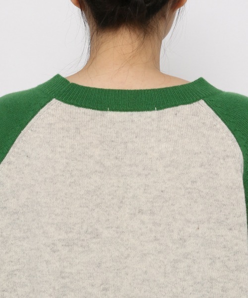 yuw（ユウ）の「RAGLAN KNIT PULLOVER　217957（ニット/セーター・レディース・ダークブラウン/グリーン/ブラック/ブルー・FREE）」の18枚目の写真