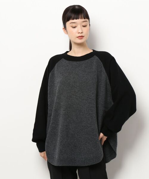 yuw（ユウ）の「RAGLAN KNIT PULLOVER　217957（ニット/セーター・レディース・ダークブラウン/グリーン/ブラック/ブルー・FREE）」の21枚目の写真