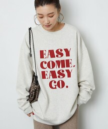 FREAK'S STORE | ▽【WEB限定】EASY COME EASY GO ロゴプリントスウェット(スウェット)