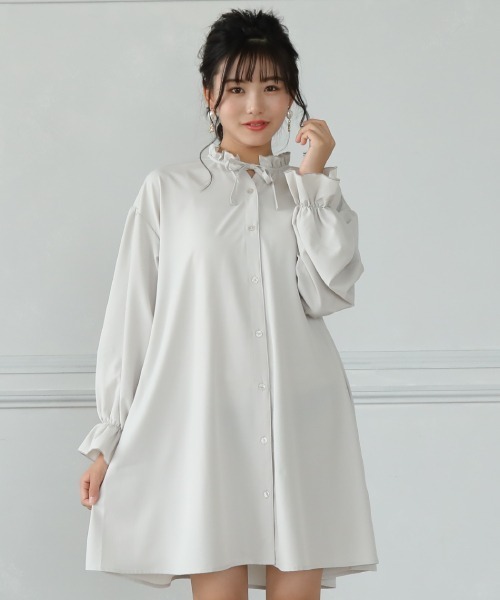 PINKHUNT（ピンクハント）の「PINKHUNT ニット付きワンピース 5961K #IG（ワンピース・キッズ・ブラック/ベージュ・130cm/140cm/150cm/160cm/120cm）」の9枚目の写真