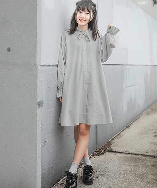 PINKHUNT（ピンクハント）の「PINKHUNT ニット付きワンピース 5961K #IG（ワンピース・キッズ・ブラック/ベージュ・130cm/140cm/150cm/160cm/120cm）」の14枚目の写真