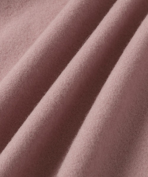 ADAM ET ROPE'（アダムエロペ）の「【アウトレット店舗・WEB限定】Super100'sオーバーチェスターコート（チェスターコート・レディース・イエロー系その他3/ベージュ系その他/ピンク/ブラック・FREE）」の16枚目の写真