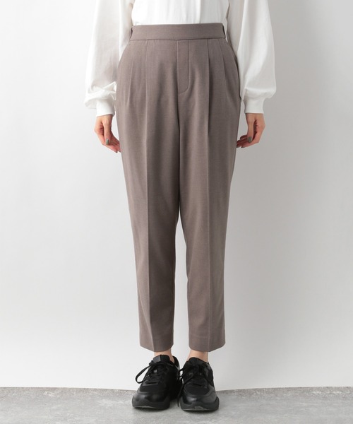 GLOBAL WORK（グローバルワーク）の「ウツクシあったかテーパードパンツ/215854（スラックス・レディース・アイボリー/ブラック/モカ/グリーン/ラベンダー/ブルー・X-SMALL/SMALL/MEDIUM/LARGE/X-LARGE/XX-LARGE）」の7枚目の写真