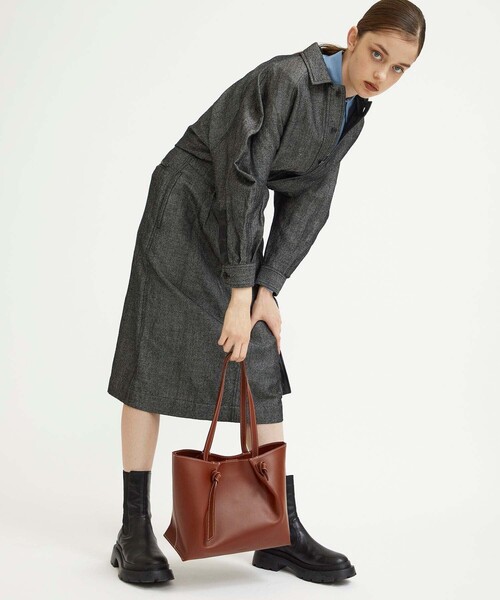 MARROW（マロウ）の「【MARROW(マロー)】《STUDIOUS別注》ミディアムノットトートバッグ（トートバッグ・レディース・ブラック/ブラウン・FREE）」の19枚目の写真