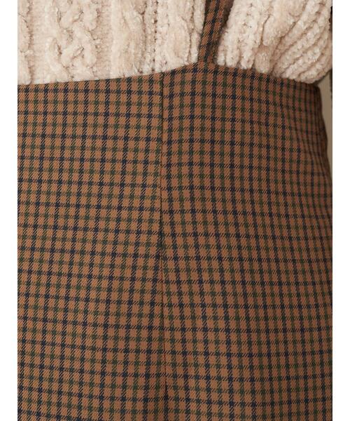 earth music&ecology(アースミュージックアンドエコロジー)の「2wayサス付きナロースカート *(スカート・レディース・ブラック/その他12/ダークオレンジ・S/M)」の7枚目の写真