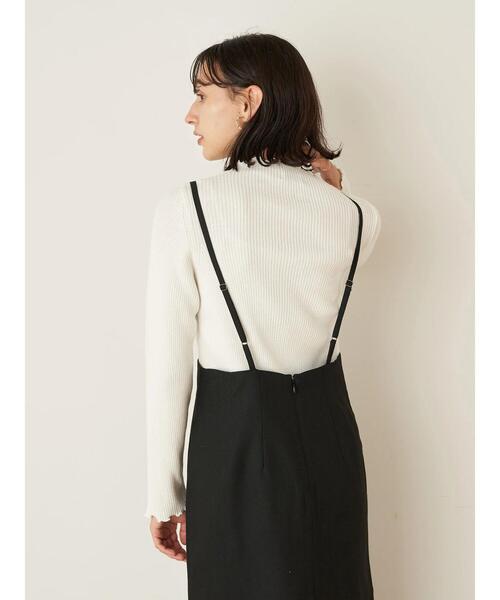 earth music&ecology(アースミュージックアンドエコロジー)の「2wayサス付きナロースカート *(スカート・レディース・ブラック/その他12/ダークオレンジ・S/M)」の19枚目の写真