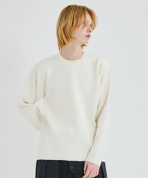ATTACHMENT（アタッチメント）の「ダブルフェイスニット クルーネック 