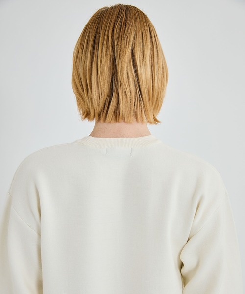 ATTACHMENT（アタッチメント）の「ダブルフェイスニット クルーネック 