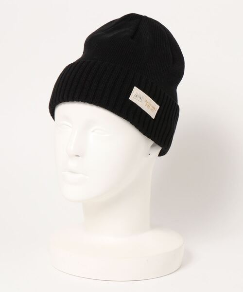 RiNc （リンク）の「【 JEAN-MICHEL BASQUIAT / ジャン-ミシェル バスキア 】 メタル ネーム ニット キャップ（ニットキャップ/ビーニー・メンズ・チャコールグレー/ブラック/ネイビー/マスタード・FREE）」の8枚目の写真