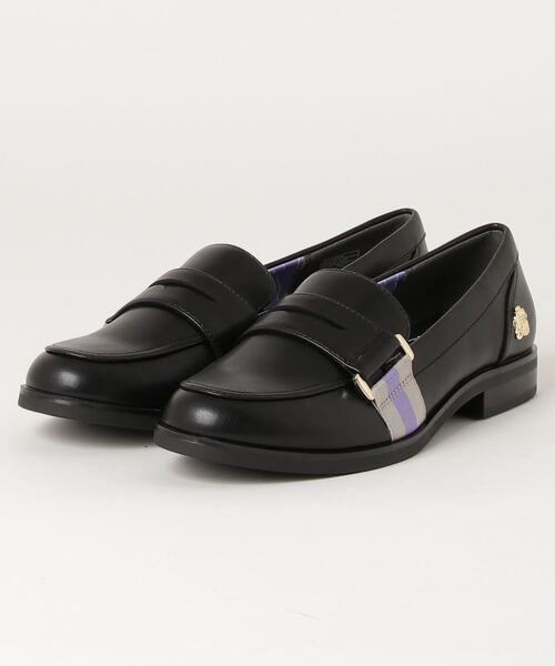 ABC-MART（エービーシーマート）の「byA バイエー TAPE LOAFER 2.5 ローファー ツイステッドワンダーランド BYA55004 OCTAVINELLE（ローファー・レディース・ブラック・MEDIUM/LARGE/X-LARGE/SMALL）」の2枚目の写真