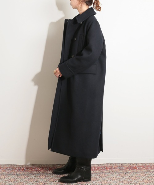 IENA LA BOUCLE（イエナラブークル）の「IENA LA BOUCLE メルトン Pコート◆（ピーコート・レディース・グレー/ネイビー・FREE）」の17枚目の写真