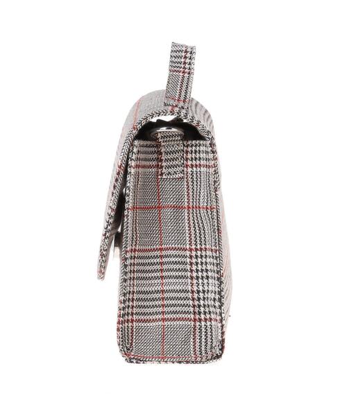 INGNI（イング）の「ポーチ付チェーンショルダーBAG（トートバッグ・レディース・ブラック/チェック・ONE SIZE）」の4枚目の写真