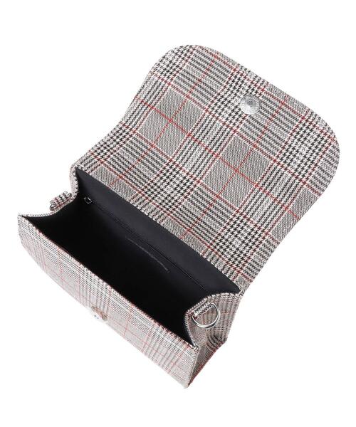 INGNI（イング）の「ポーチ付チェーンショルダーBAG（トートバッグ・レディース・ブラック/チェック・ONE SIZE）」の11枚目の写真