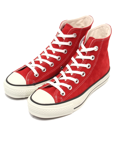 CONVERSE（コンバース）の「CONVERSE / “スエード オールスター J HI”（スニーカー・レディース・ブラック/レッド・6h/4/4h/5h/5）」の2枚目の写真
