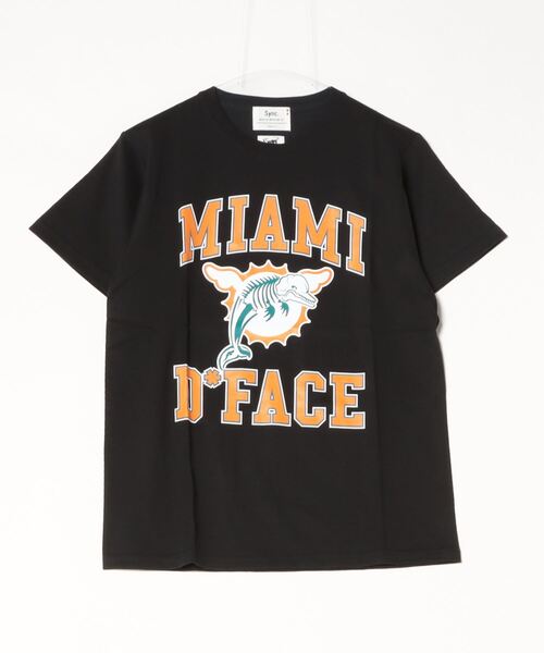Sync.(スィンク)の「Sync. 【D*FACE】 TEE "MIAMI COLLEGE"(Tシャツ/カットソー・メンズ・ホワイト/グレー/ブラック・SMALL/LARGE/MEDIUM/X-LARGE)」の2枚目の写真