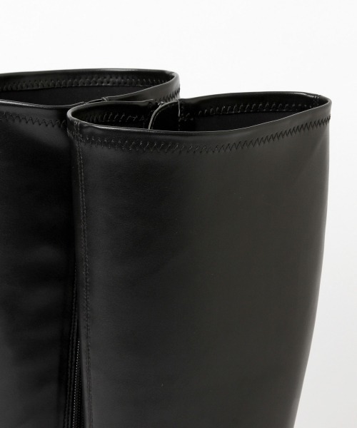LOWRYS FARM（ローリーズファーム）の「ストレッチロングヒールブーツ　260700（ブーツ・レディース・ブラック/ダークブラウン・MEDIUM/LARGE）」の9枚目の写真