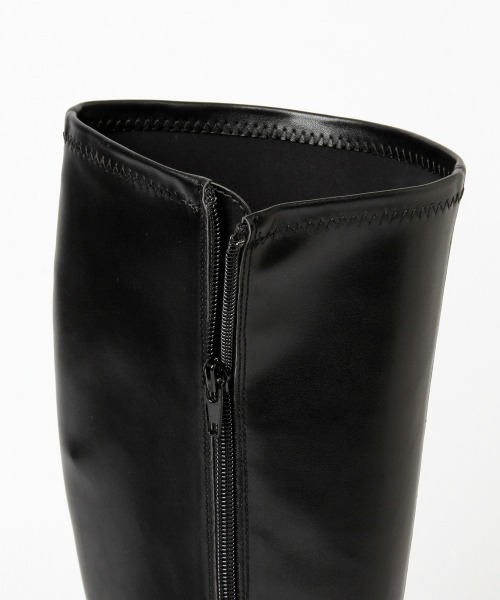 LOWRYS FARM（ローリーズファーム）の「ストレッチロングヒールブーツ　260700（ブーツ・レディース・ブラック/ダークブラウン・MEDIUM/LARGE）」の10枚目の写真