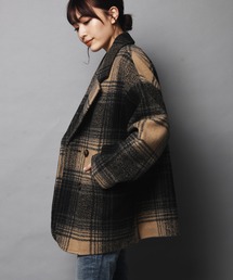 ARCANUM DESIGN | WEB限定 ARL ビッグチェックジャケット(ステンカラーコート)