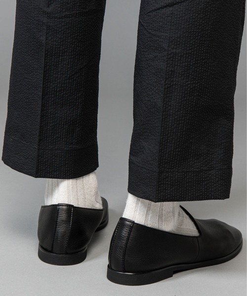 MR.OLIVE（ミスターオリーブ）の「ウォータープルーフ シュリンクレザー / オペラシューズ（スリッポン・メンズ・ブラック/ブラウン/ブラック系その他・26/27/28）」の9枚目の写真