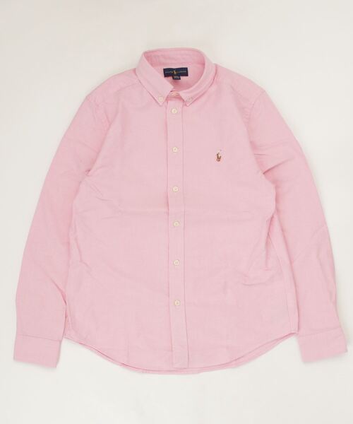POLO RALPH LAUREN CHILDRENSWEAR（ポロ ラルフ ローレン チルドレンズウェア）の「コットン オックスフォード シャツ（シャツ/ブラウス・キッズ・ピンク・M/L/S/XL）」の2枚目の写真