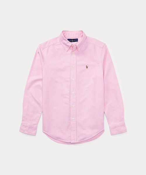 POLO RALPH LAUREN CHILDRENSWEAR（ポロ ラルフ ローレン チルドレンズウェア）の「コットン オックスフォード シャツ（シャツ/ブラウス・キッズ・ピンク・M/L/S/XL）」の4枚目の写真