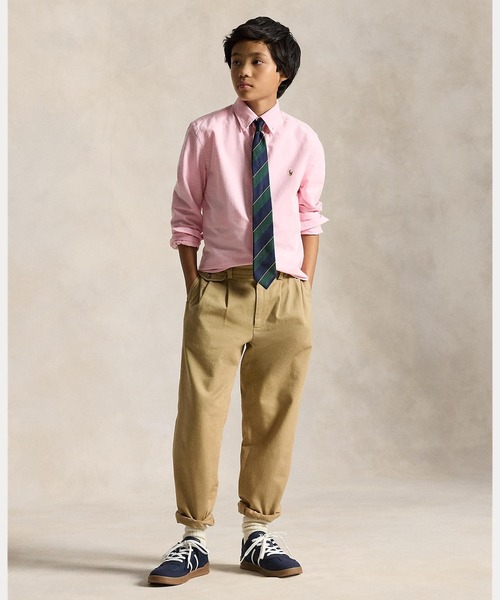 POLO RALPH LAUREN CHILDRENSWEAR（ポロ ラルフ ローレン チルドレンズウェア）の「コットン オックスフォード シャツ（シャツ/ブラウス・キッズ・ピンク・M/L/S/XL）」の6枚目の写真