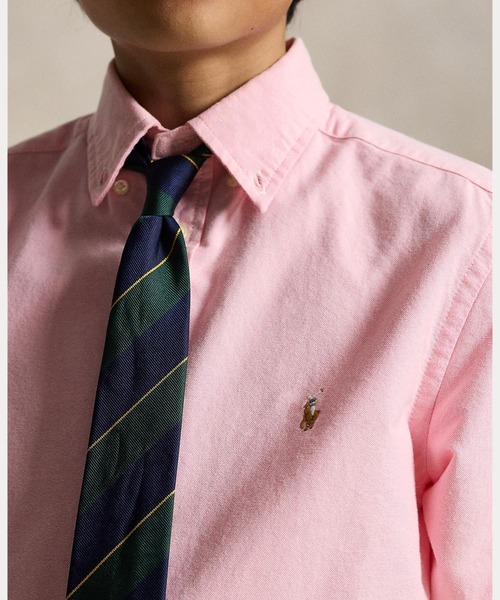 POLO RALPH LAUREN CHILDRENSWEAR（ポロ ラルフ ローレン チルドレンズウェア）の「コットン オックスフォード シャツ（シャツ/ブラウス・キッズ・ピンク・M/L/S/XL）」の7枚目の写真