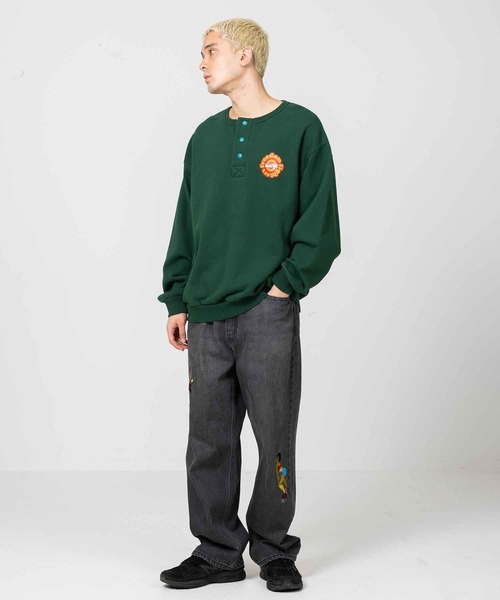 XLARGE（エクストララージ）の「FREEDOM SNAP BOTTON SWEAT（スウェット・メンズ・ネイビー/グリーン/アッシュ・S/M/L/XL）」の16枚目の写真