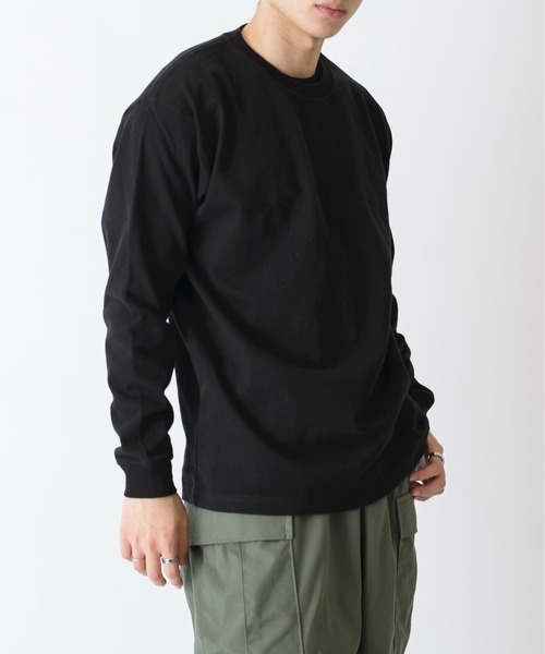 LIFEMAX(ライフマックス)の「【LIFEMAX】10.2オンス 超ヘビーウェイトロングスリーブTシャツ 長袖無地ロンT 厚手 MS1608(Tシャツ/カットソー・メンズ・グレー/ホワイト/ブラック/ベージュ/グリーン/ネイビー・L/XL/M)」の19枚目の写真