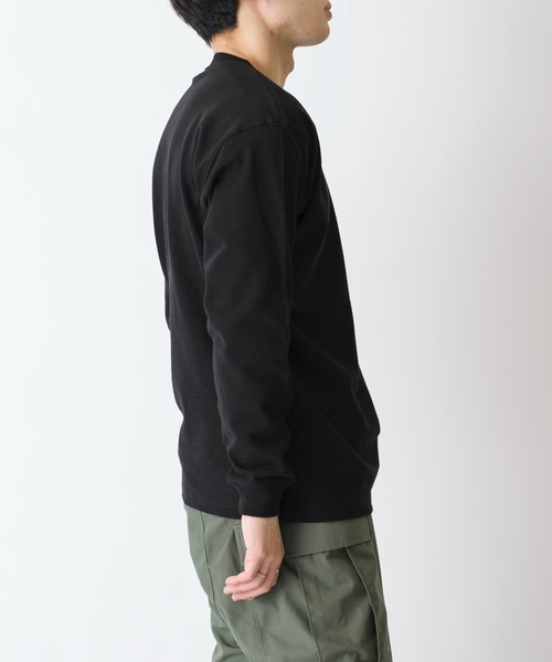 LIFEMAX(ライフマックス)の「【LIFEMAX】10.2オンス 超ヘビーウェイトロングスリーブTシャツ 長袖無地ロンT 厚手 MS1608(Tシャツ/カットソー・メンズ・グレー/ホワイト/ブラック/ベージュ/グリーン/ネイビー・L/XL/M)」の20枚目の写真