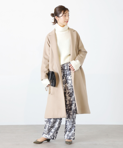 VERMEIL par iena(ヴェルメイユパーイエナ)の「レーヨンベルベットフラワープリントパンツ◆(その他パンツ・レディース・ホワイト・38/36)」の11枚目の写真