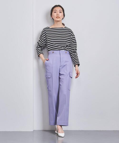 UNITED ARROWS（ユナイテッドアローズ）の「＜UNITED ARROWS＞W カーゴパンツ G（カーゴパンツ・レディース・ネイビー/ライラック・40/38/36）」の6枚目の写真