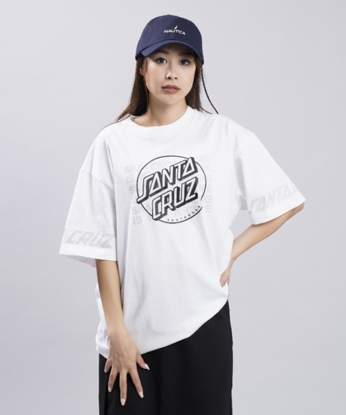 SANTA CRUZ(サンタクルーズ)の「【ZOZOタウン限定アイテム】SANTACRUZ/サンタクルーズ ビッグシルエット ビッグロゴTシャツ 502221435(Tシャツ/カットソー・レディース・ホワイト/ブラック/レッド/グリーン・M/L)」の7枚目の写真