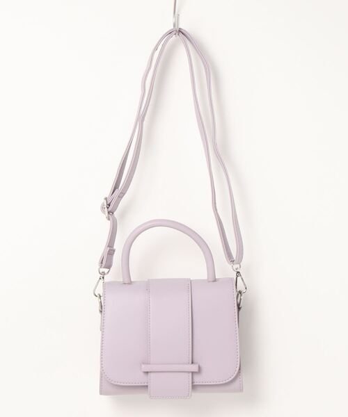 VENCEEXCHANGE(ヴァンスエクスチェンジ)の「フラップデザインワンハンドルショルダーバッグ(ショルダーバッグ・レディース・オフホワイト/ブラック/グリーン/グレー/マスタード/パープル・FREE)」の6枚目の写真