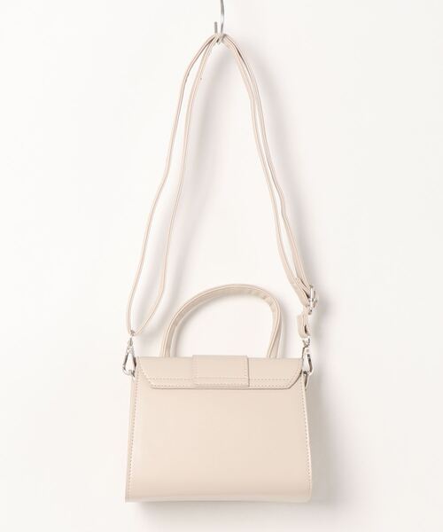 VENCEEXCHANGE(ヴァンスエクスチェンジ)の「フラップデザインワンハンドルショルダーバッグ(ショルダーバッグ・レディース・オフホワイト/ブラック/グリーン/グレー/マスタード/パープル・FREE)」の10枚目の写真