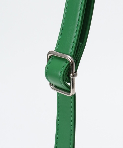 VENCEEXCHANGE(ヴァンスエクスチェンジ)の「フラップデザインワンハンドルショルダーバッグ(ショルダーバッグ・レディース・オフホワイト/ブラック/グリーン/グレー/マスタード/パープル・FREE)」の18枚目の写真