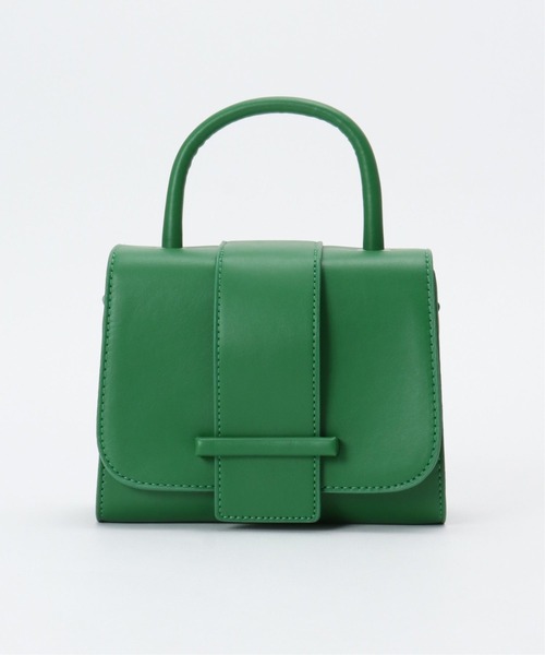 VENCEEXCHANGE(ヴァンスエクスチェンジ)の「フラップデザインワンハンドルショルダーバッグ(ショルダーバッグ・レディース・オフホワイト/ブラック/グリーン/グレー/マスタード/パープル・FREE)」の11枚目の写真