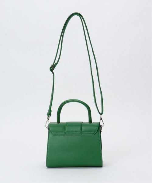 VENCEEXCHANGE(ヴァンスエクスチェンジ)の「フラップデザインワンハンドルショルダーバッグ(ショルダーバッグ・レディース・オフホワイト/ブラック/グリーン/グレー/マスタード/パープル・FREE)」の13枚目の写真