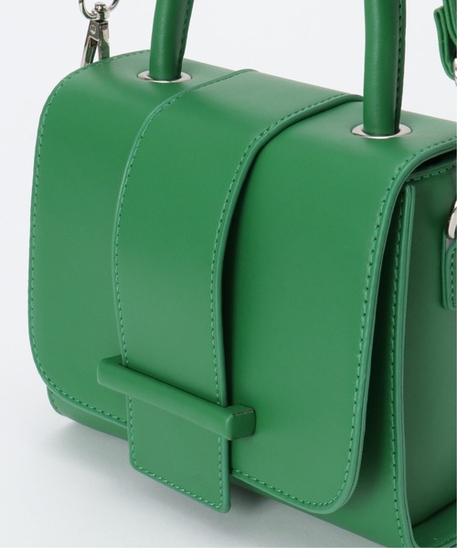 VENCEEXCHANGE(ヴァンスエクスチェンジ)の「フラップデザインワンハンドルショルダーバッグ(ショルダーバッグ・レディース・オフホワイト/ブラック/グリーン/グレー/マスタード/パープル・FREE)」の14枚目の写真