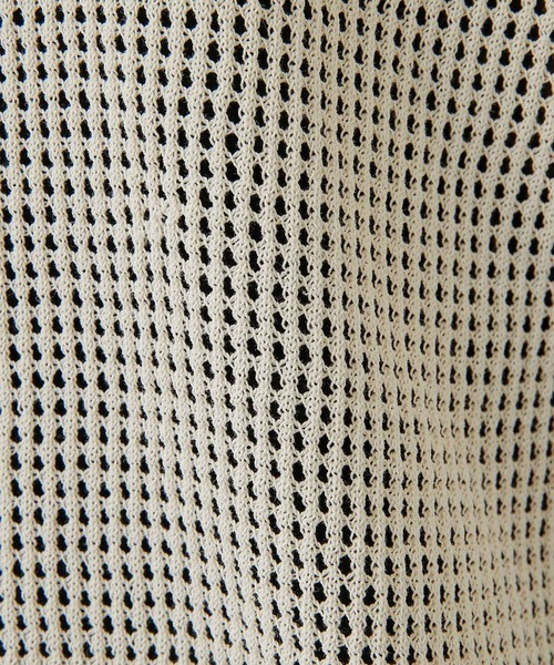 メッシュシースルーニット