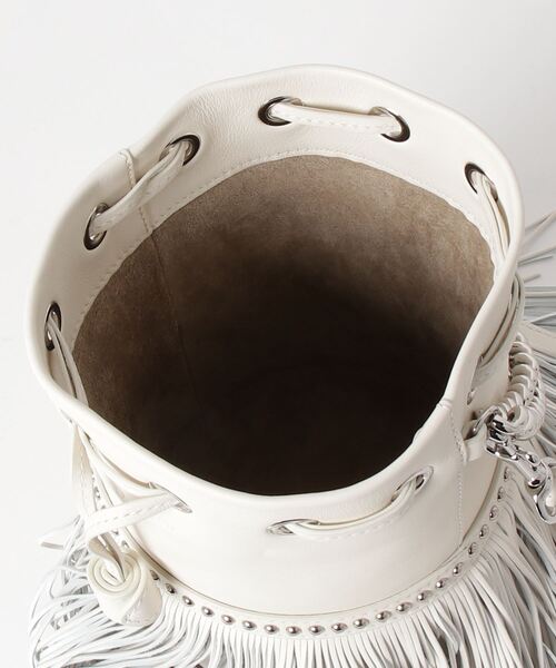 J&M Davidson（ジェイアンドエムデヴィッドソン）の「J&M DAVIDSON FRINGE CARNIVAL MINI フリンジ カーニバル ミニ ジェイアンドエムデヴィッドソン ショルダーバッグ（ショルダーバッグ・レディース・ホワイト・FREE）」の4枚目の写真