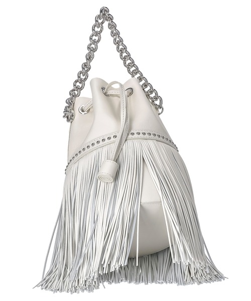 J&M Davidson（ジェイアンドエムデヴィッドソン）の「J&M DAVIDSON FRINGE CARNIVAL MINI フリンジ カーニバル ミニ ジェイアンドエムデヴィッドソン ショルダーバッグ（ショルダーバッグ・レディース・ホワイト・FREE）」の6枚目の写真