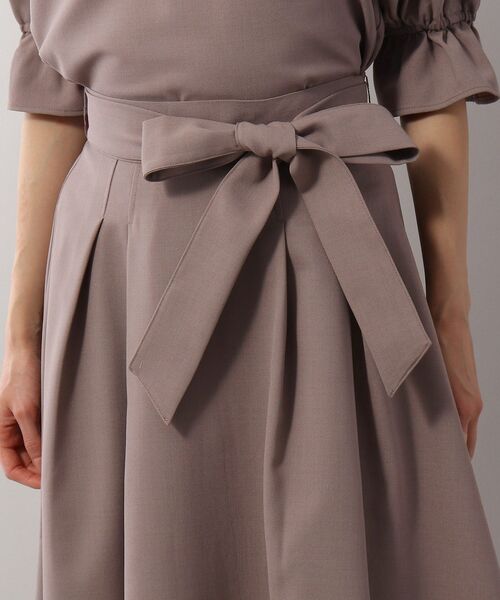 SOUP（スープ）の「◆洗える/リネンライクフレアスカート（スカート・レディース・ネイビー/サンドベージュ/ライトベージュ・11/15 /13/09/07）」の7枚目の写真