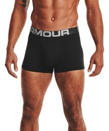 UNDER ARMOUR（アンダーアーマー）の「UAチャージドコットン 3インチ アンダーウェア （3枚セット）（ライフスタイル/メンズ）（ショーツ・メンズ）」